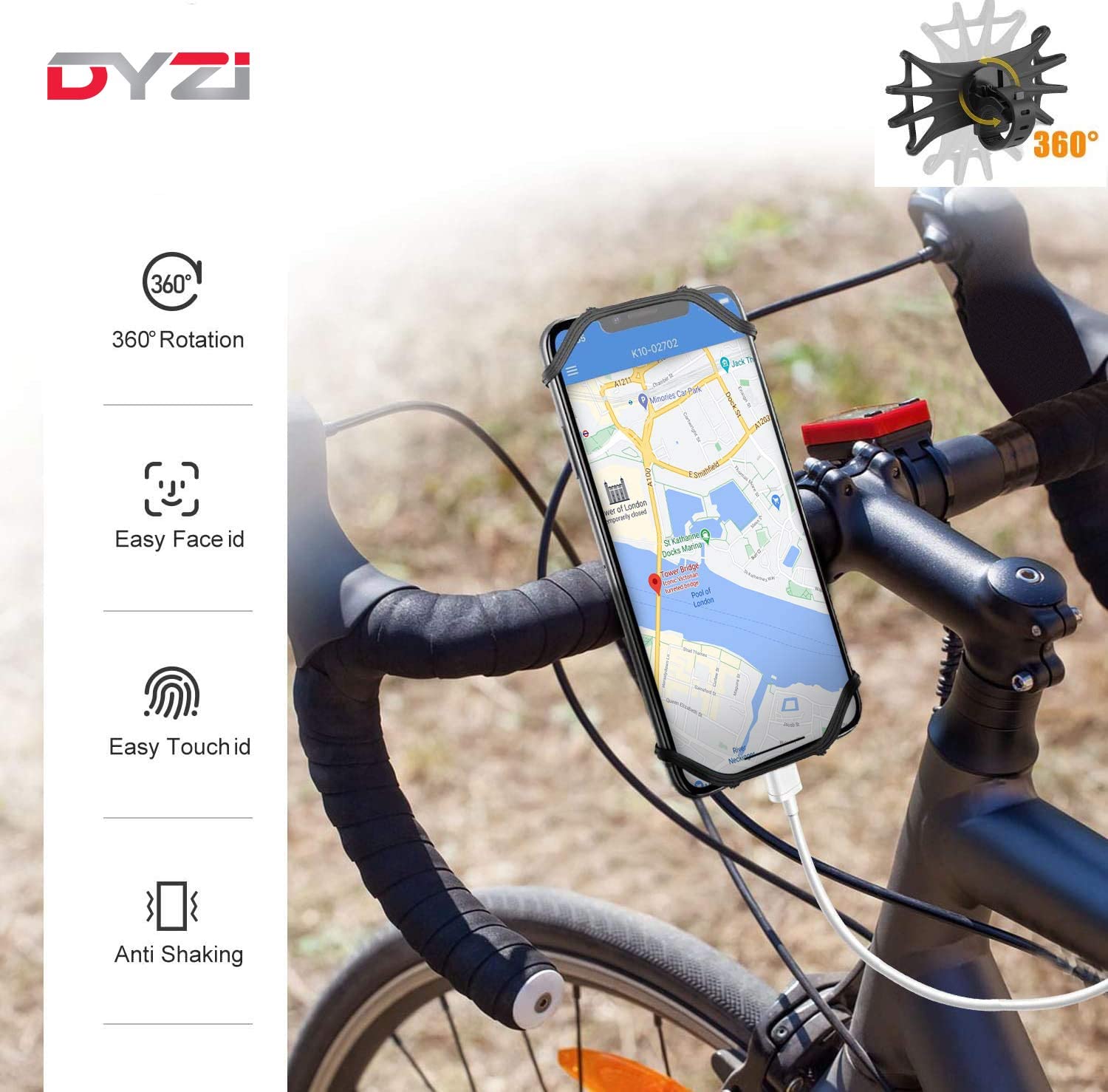 DYZI - Bike Phone Holder